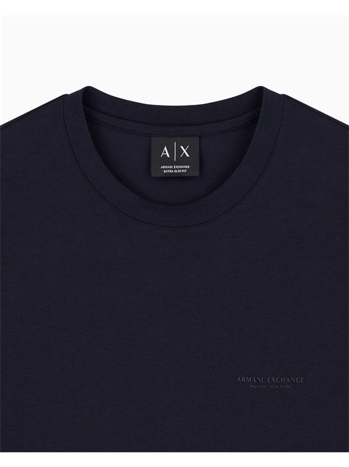 T-shirt a taglio slim in jersey di cotone stretch ARMANI EXCHANGE | XM003141AF26650/UB101